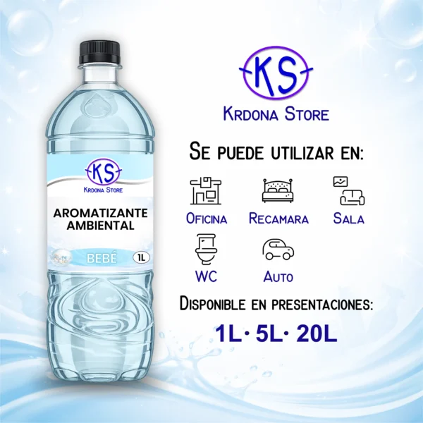Aromatizante ambiental (Aroma: Bebé)