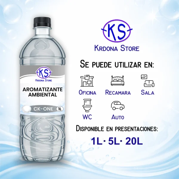 Aromatizante ambiental (Aroma: CK-One)