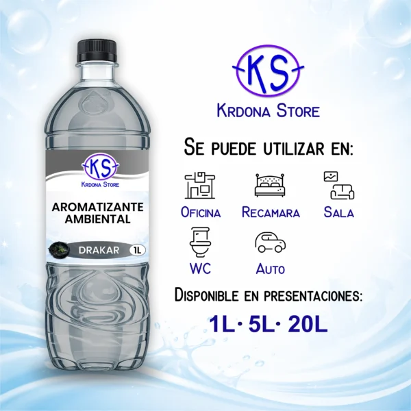 Aromatizante ambiental (Aroma: Drakar)