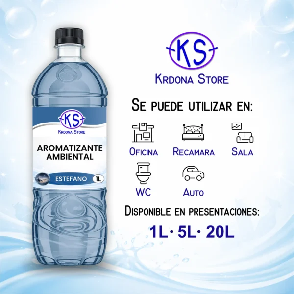 Portada Aromatizante Ambiental Estefano Aromatizante ambiental (Aroma: Estefano)