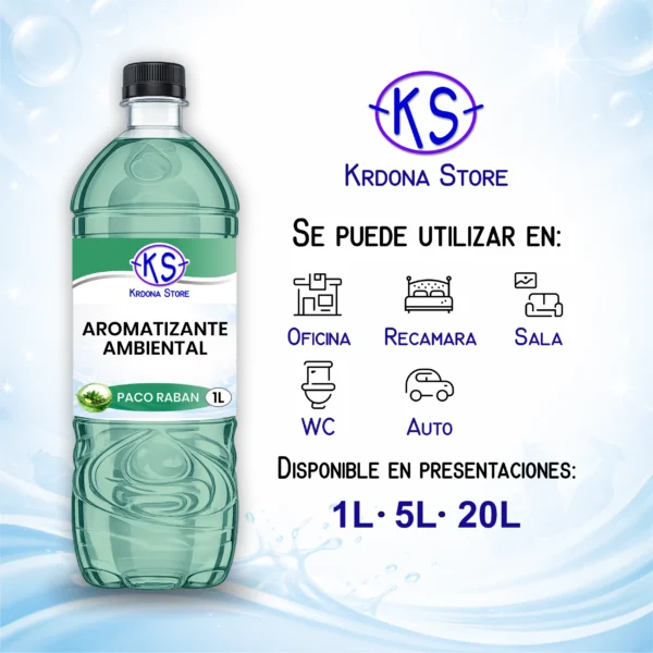 Portada Aromatizante Ambiental Paco Raban Aromatizante ambiental (Aroma: Paco Raban)