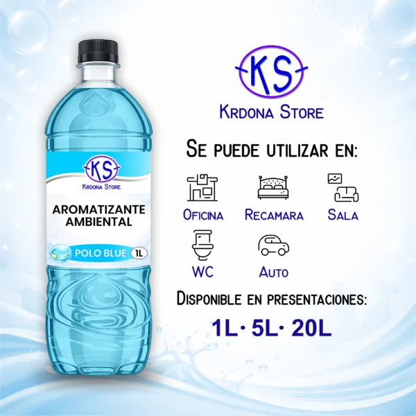Aromatizante ambiental (Aroma: Poloblue)