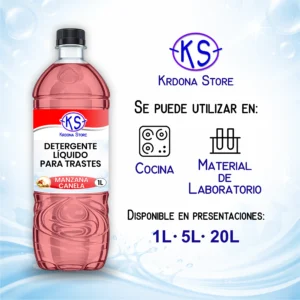 Detergente líquido para trastes (Aroma: Manzana Canela)