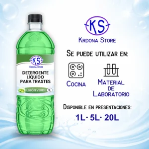 Detergente líquido para trastes (Aroma: Limón Verde)