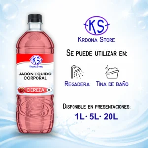 Jabón líquido corporal (Aroma: Cereza)