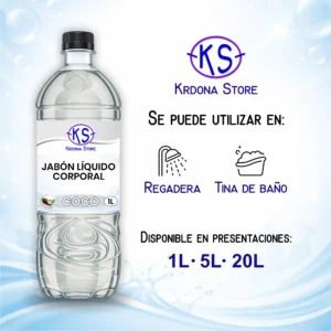 Jabón líquido corporal (Aroma: Coco)