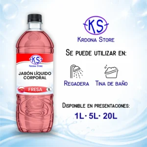 Jabón líquido corporal (Aroma: Fresa)