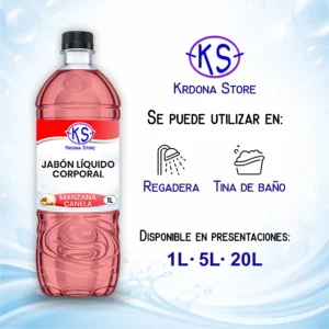 Jabón líquido corporal (Aroma: Manzana Canela)