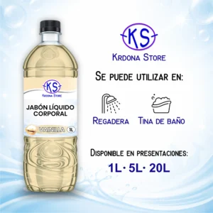 Jabón líquido corporal (Aroma: Vainilla)