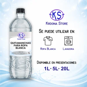 Quitamanchas para Ropa blanca (Tipo: Vanizh liquido)