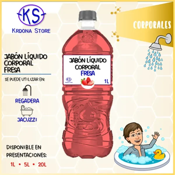 Jabón líquido corporal (Aroma: Manzana Canela)