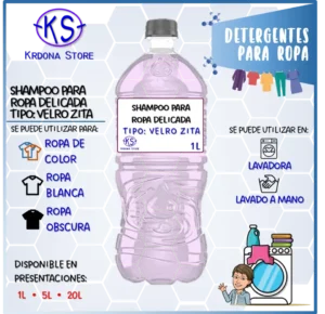 Shampoo para Ropa delicada (Tipo: Velro Zita)
