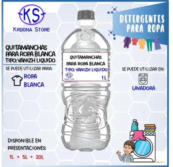c875afaa-3e7a-4f98-a2c6-3a3711601a7c_6dff36db-e985-4c56-8467-91d07b38792a Quitamanchas para Ropa blanca (Tipo: Vanizh liquido)