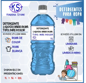 Detergente líquido para Ropa de color (Tipo: Mas Kolor)