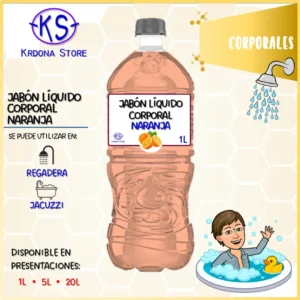 Jabón líquido corporal (Aroma: Naranja)