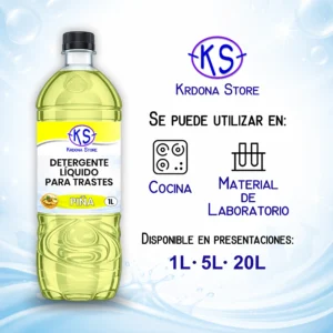 Detergente líquido para trastes (Aroma: Piña)