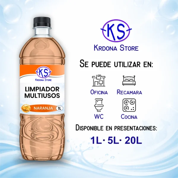 Portada Limpiador Multiusos Naranja Limpiador Multiusos (Aroma: Naranja)